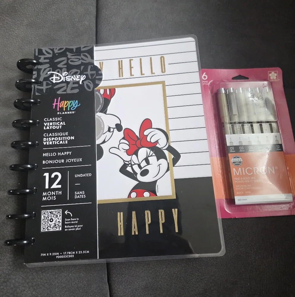 Disney Happy Planner With PENS